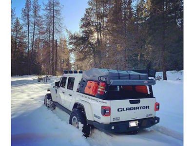 Expedition One Trail Series Rear Bumper; Textured Black (20-25 Jeep Gladiator JT)
