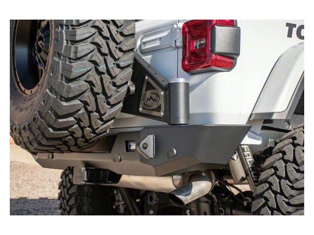 Expedition One Jeep Wrangler Core Series 2 Rear Bumper with Smooth ...