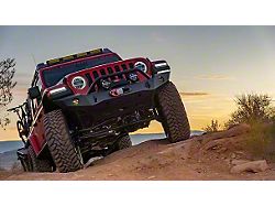 Optional Skid Plate for Trail Series 2 Front Bumpers; Textured Black