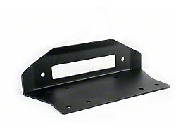 Winch Mount Bracket for Mule Front Bumpers; Textured Black