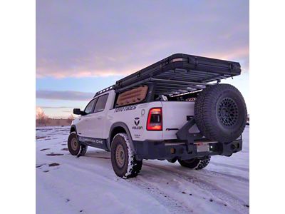 Expedition One Single Swing Out Rear Bumper; Textured Black (14-21 Tundra)