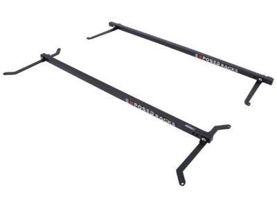 Exposed Racks 48-Inch Solid O'Land xBar; Textured Black (18-25 Jeep Wrangler JL)