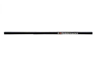 Exposed Racks 51-Inch Solid O'Land xBar; Textured Black (18-25 Jeep Wrangler JL)