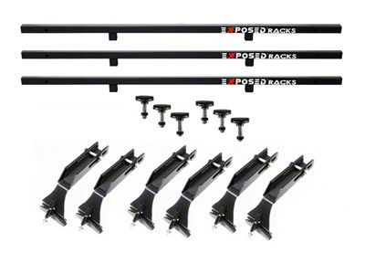 Exposed Racks Camper Roof Rack (07-18 Jeep Wrangler JK 4-Door w/ Hard Top)