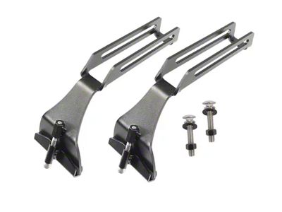 Exposed Racks M/F Gutter Mount Brackets (18-25 Jeep Wrangler JL)