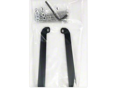 Exposed Racks Soft Top Front Brackets (18-25 Jeep Wrangler JL)