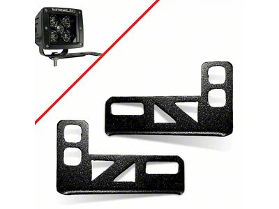 Extreme LED Roof Rack Pod Light Brackets (03-24 4Runner w/ OE Roof Rack Rails)