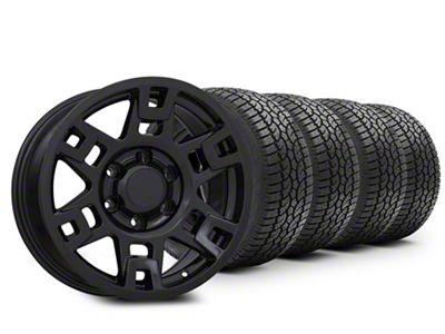 17x8 TRD Style & 32in Atturo All-Terrain Trail Blade A/T Tire Package (16-23 Tacoma)