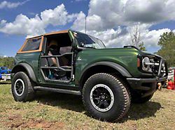 EZ 4x4 Alpha Aluminum Full Tube Doors; Black (21-26 Bronco 2-Door)