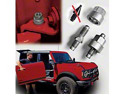 EZ 4x4 Door Hinge Alignment Pin Guide Kit (21-26 Bronco 2-Door)