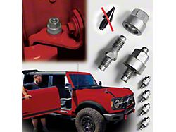 EZ 4x4 Door Hinge Alignment Pin Guide Kit (21-26 Bronco 4-Door)