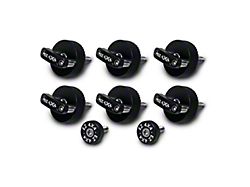 EZ 4x4 Quick Release Hard Top Screw Kit; Black (07-26 Jeep Wrangler JK & JL)