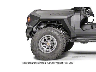 Fab Fours Front Fenders; Bare Steel (21-25 Bronco 4-Door, Excluding Raptor)