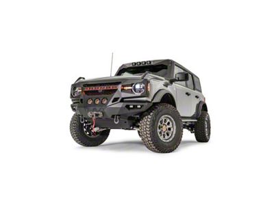 Fab Fours Front Full Width Grumper; Bare Steel (21-25 Bronco, Excluding Raptor)