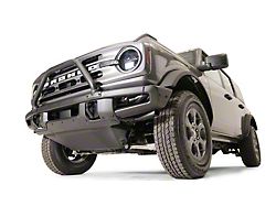 Fab Fours Front Undercarriage Skid Plate; Matte Black (21-24 Bronco, Excluding Raptor)