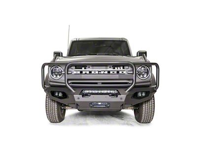 Fab Fours Matrix Front Bumper with Full Guard; Bare Steel (21-25 Bronco, Excluding Raptor)