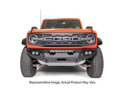 Fab Fours Matrix Front Bumper with No Guard; Bare Steel (22-25 Bronco Raptor)