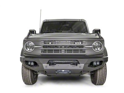 Fab Fours Matrix Front Bumper with No Guard; Bare Steel (21-25 Bronco, Excluding Raptor)