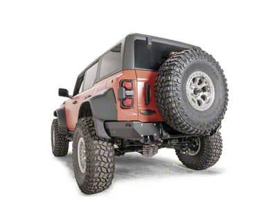 Fab Fours Premium Rear Bumper; Bare Steel (22-25 Bronco Raptor)
