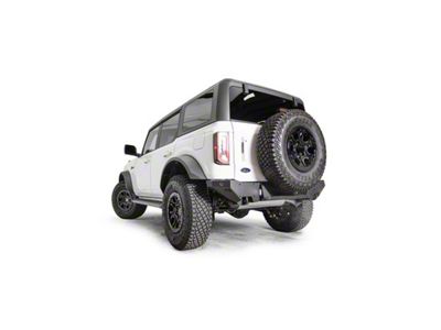 Fab Fours Premium Rear Bumper; Bare Steel (21-25 Bronco, Excluding Raptor)