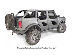 Fab Fours Trail Door Inserts; Bare Steel (21-25 Bronco 4-Door)