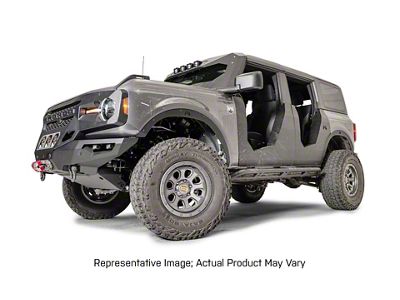 Fab Fours Trail Doors; Bare Steel (21-25 Bronco 4-Door)