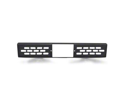 Fab Fours Vengeance Front Bumper Adaptive Cruise Control Relocation Bracket; Matte Black (21-25 Bronco)