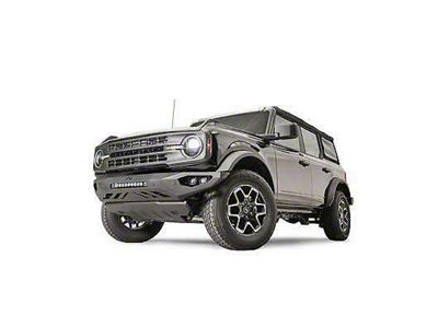 Fab Fours Vengeance Front Bumper with No Guard; Matte Black (21-25 Bronco, Excluding Raptor)