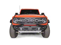 Fab Fours Vengeance Front Bumper with Pre-Runner Guard; Matte Black (22-26 Bronco Raptor)