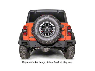 Fab Fours Vengeance Rear Bumper; Bare Steel (22-25 Bronco Raptor)