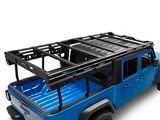 Fab Fours Overland Bed Rack Extension; Matte Black (20-26 Jeep Gladiator JT)