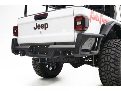 Fab Fours Rear Bumper; Bare Steel (20-25 Jeep Gladiator JT)