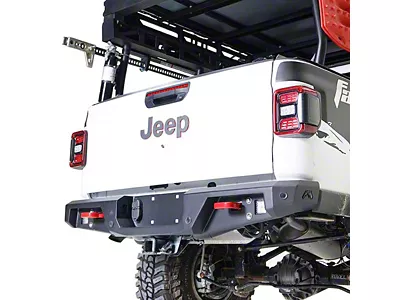 Fab Fours Standard Rear Bumper; Bare Steel (20-25 Jeep Gladiator JT)
