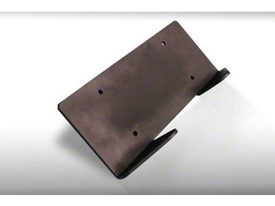 Fab Fours Full Metal Jacket Bumper Winch Plate; Bare Steel (07-18 Jeep Wrangler JK)