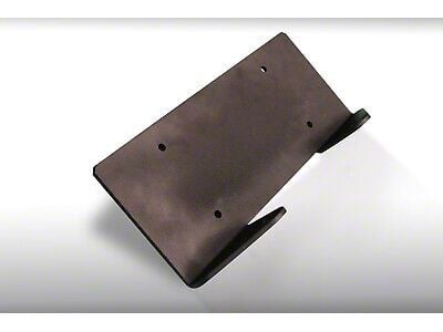 Fab Fours Full Metal Jacket Bumper Winch Plate; Matte Black (07-18 Jeep Wrangler JK)