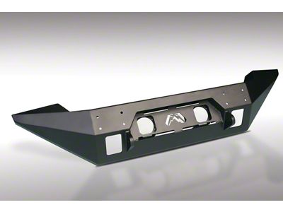 Fab Fours Full Metal Jacket Full Width Winch Bumper with Full Guard; Matte Black (07-18 Jeep Wrangler JK)