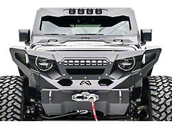 Fab Fours Grumper 20-Inch LED Light Bar Mount; Matte Black (18-25 Jeep Wrangler JL)