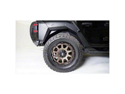 Fab Fours Modular Rear Fender System Inner Fenders; Bare Steel (18-25 Jeep Wrangler JL)