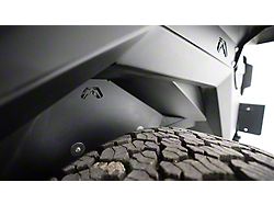 Fab Fours Modular Rear Fender System Inner Fenders; Matte Black (18-24 Jeep Wrangler JL)