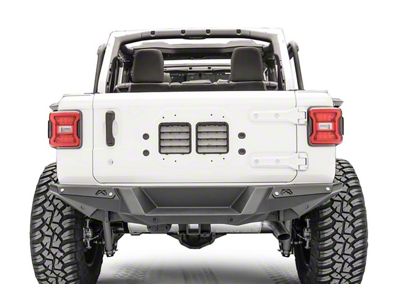 Fab Fours Premium Rear Bumper; Bare Steel (18-25 Jeep Wrangler JL)