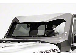 Fab Fours ViCowl Windshield Protector; Matte Black (07-18 Jeep Wrangler JK)