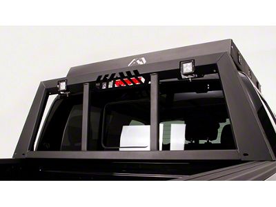 Fab Fours Headache Rack; Matte Black (16-23 Tacoma)