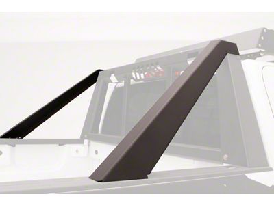 Fab Fours Headache Rack Mod; Matte Black (16-23 Tacoma)