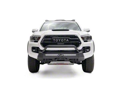 Fab Fours Hidden Winch Mount with Pre-Runner Guard; Matte Black (16-23 Tacoma)