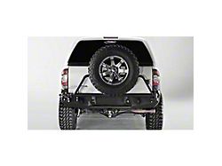 Fab Fours Premium Rear Bumper Tire Carrier; Matte Black (05-15 Tacoma)