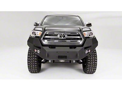 Fab Fours Premium Winch Front Bumper; Matte Black (16-23 Tacoma)