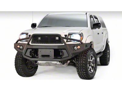 Fab Fours Premium Winch Front Bumper with No Guard; Matte Black (05-11 Tacoma)