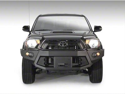 Fab Fours Premium Winch Front Bumper with No Guard; Matte Black (12-15 Tacoma)