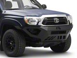 Fab Fours Vengeance Front Bumper with No Guard; Matte Black (12-15 Tacoma)