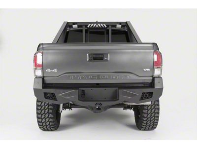 Fab Fours Vengeance Rear Bumper; Bare Steel (16-23 Tacoma)